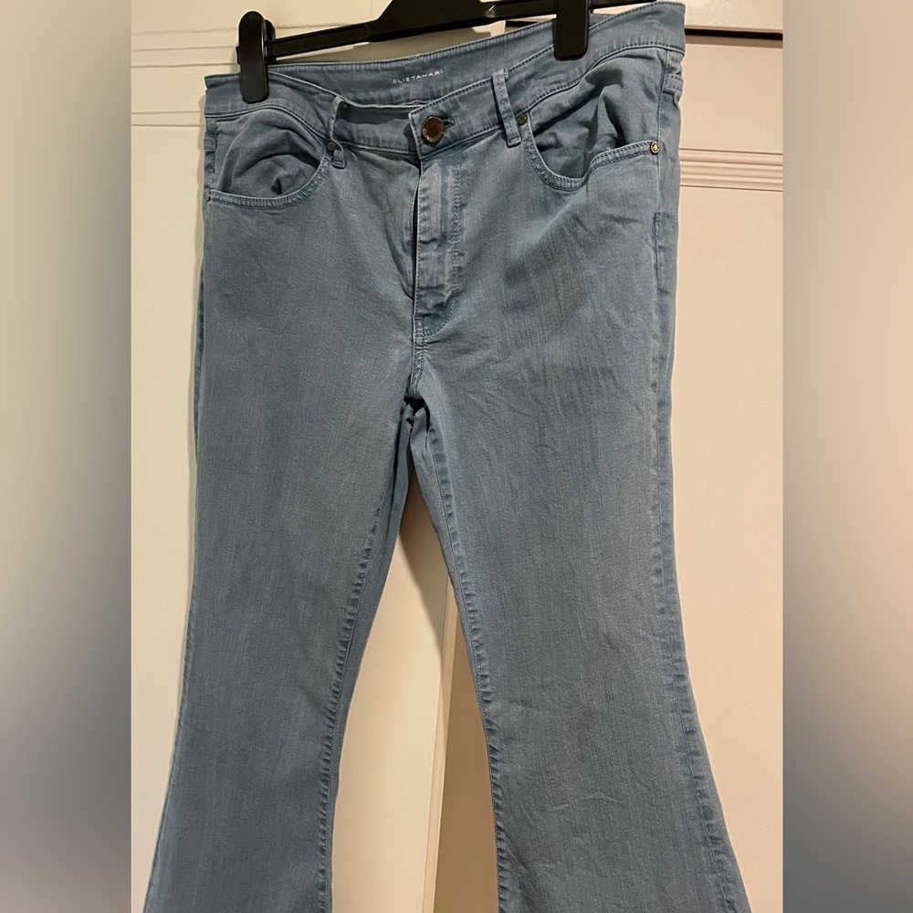 Rare Elie Tahari stretch blue jeans. Size: 12 - Picture 2 of 11